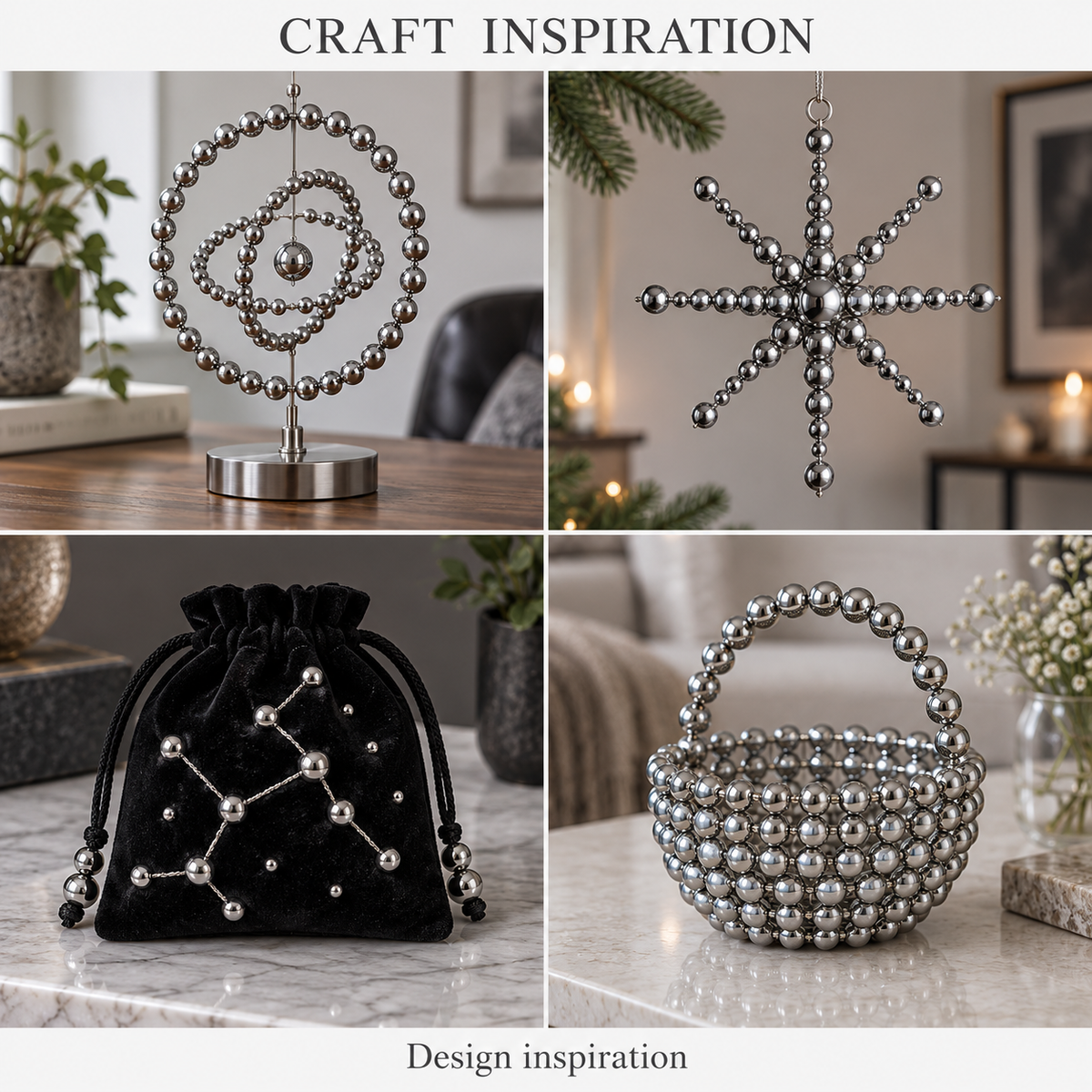 Hematite Round - craft inspiration