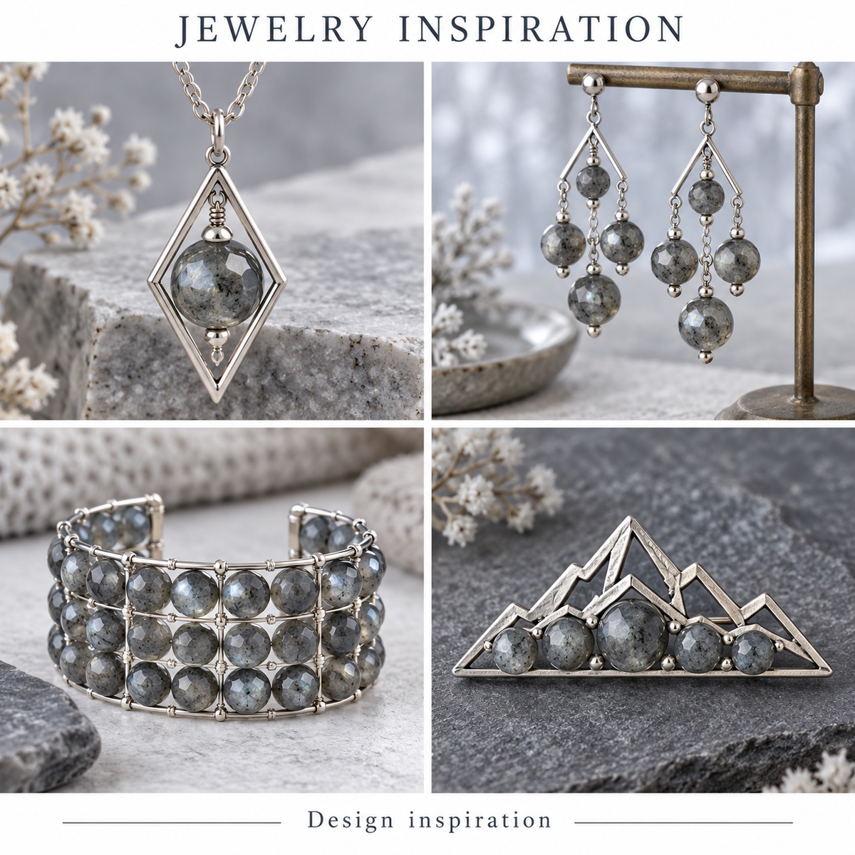 Faceted Labradorite - jewelry inspiration