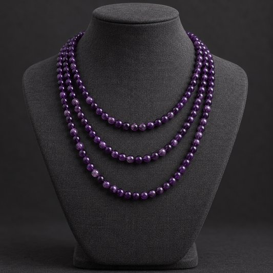Amethyst - neck display