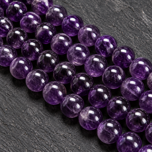 Amethyst - dark close-up