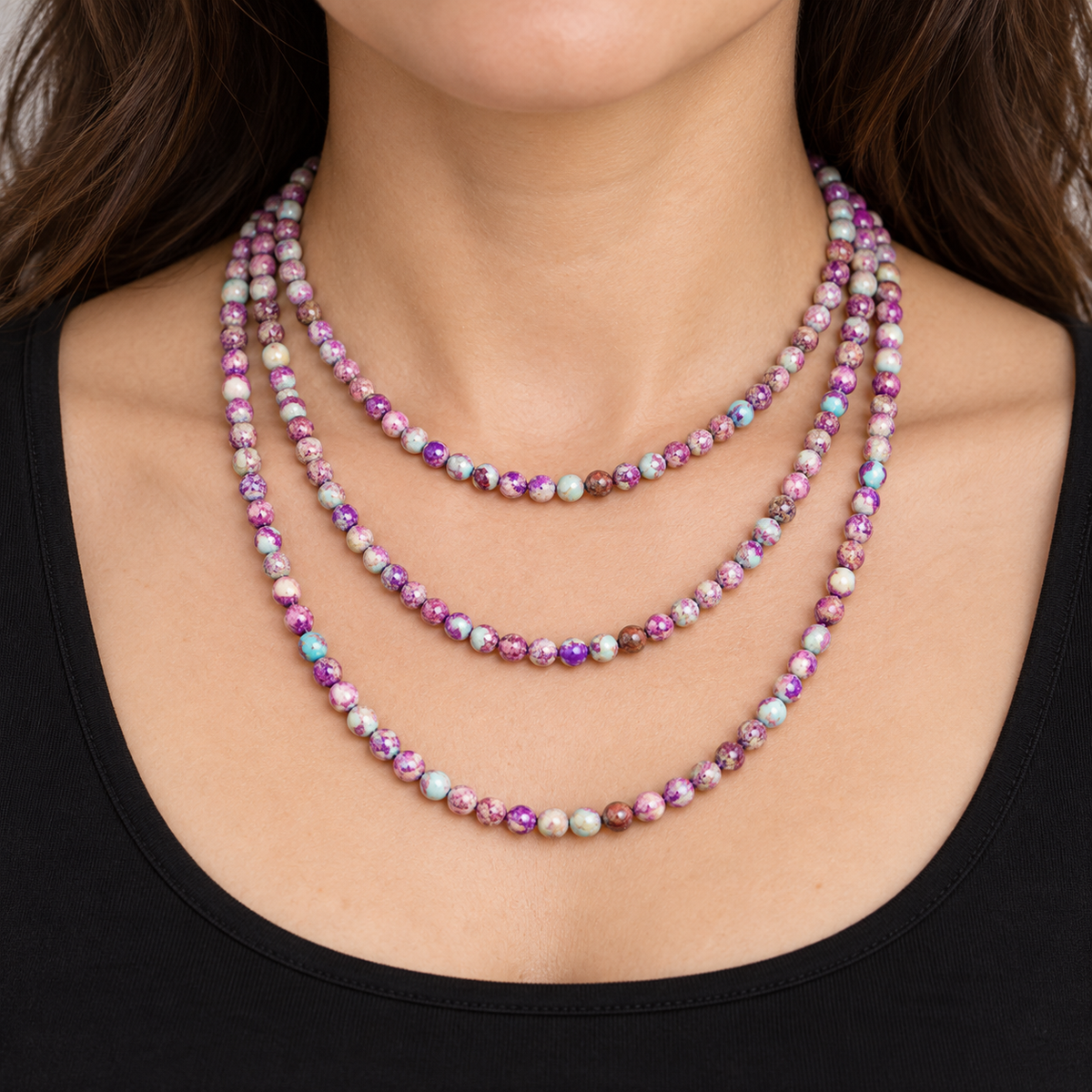 Impression Jasper - necklace styling example