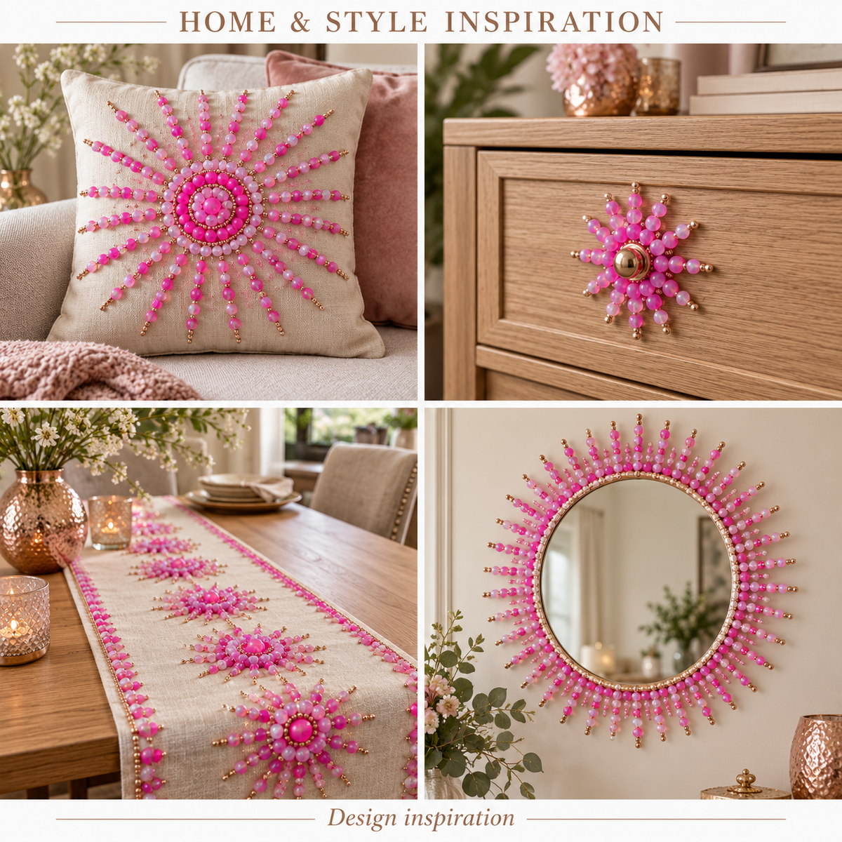 Matte Pink Opal - home and accessory inspiration