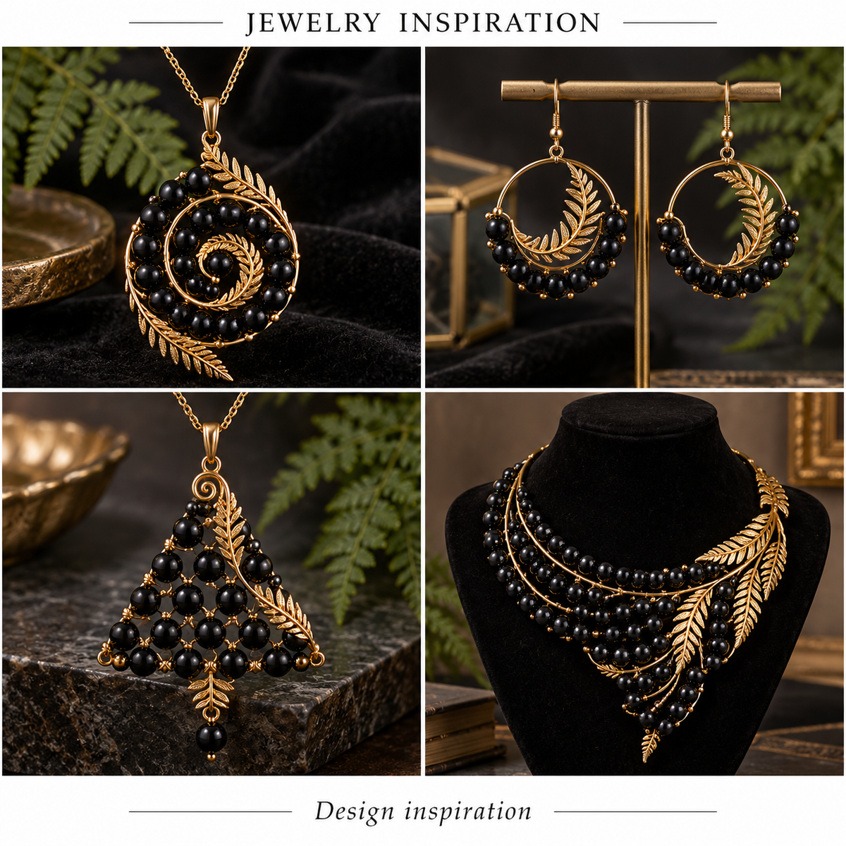 Black Tourmaline - jewelry inspiration