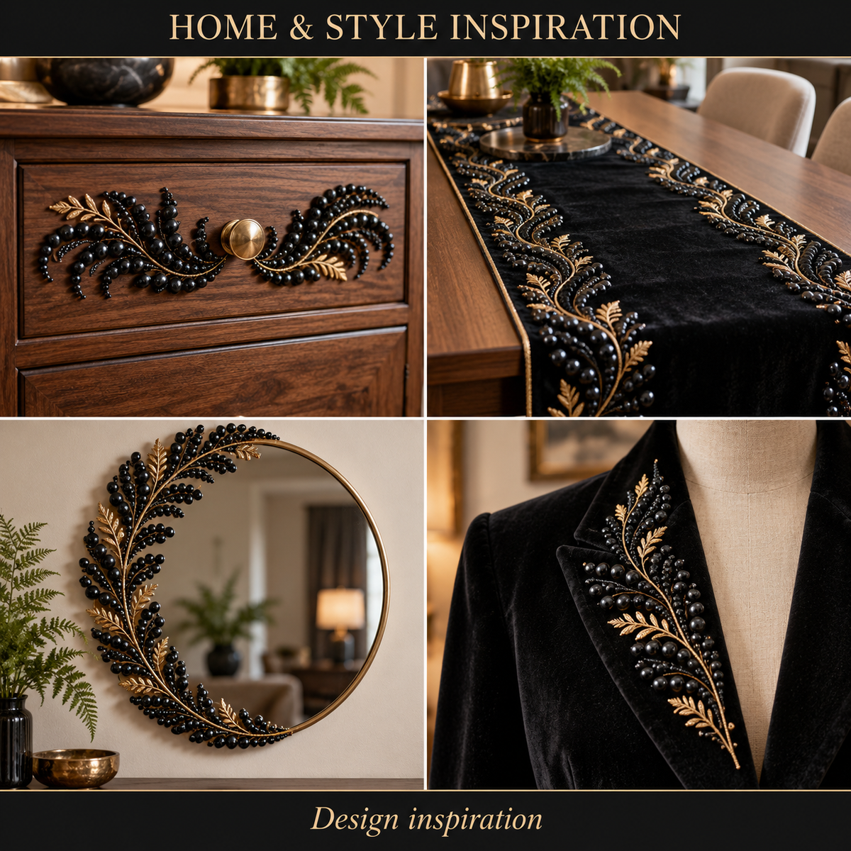 Black Tourmaline - home and accessory inspiration