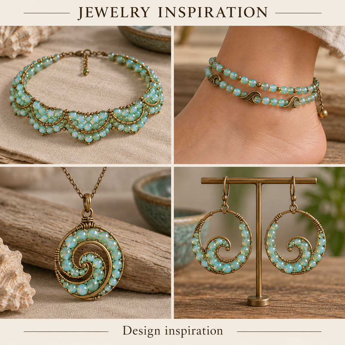 Green Opal - jewelry inspiration