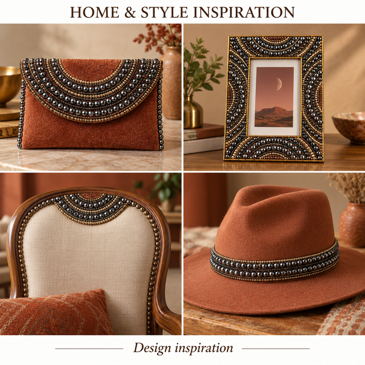 Faceted Hematite - home and accessory inspiration