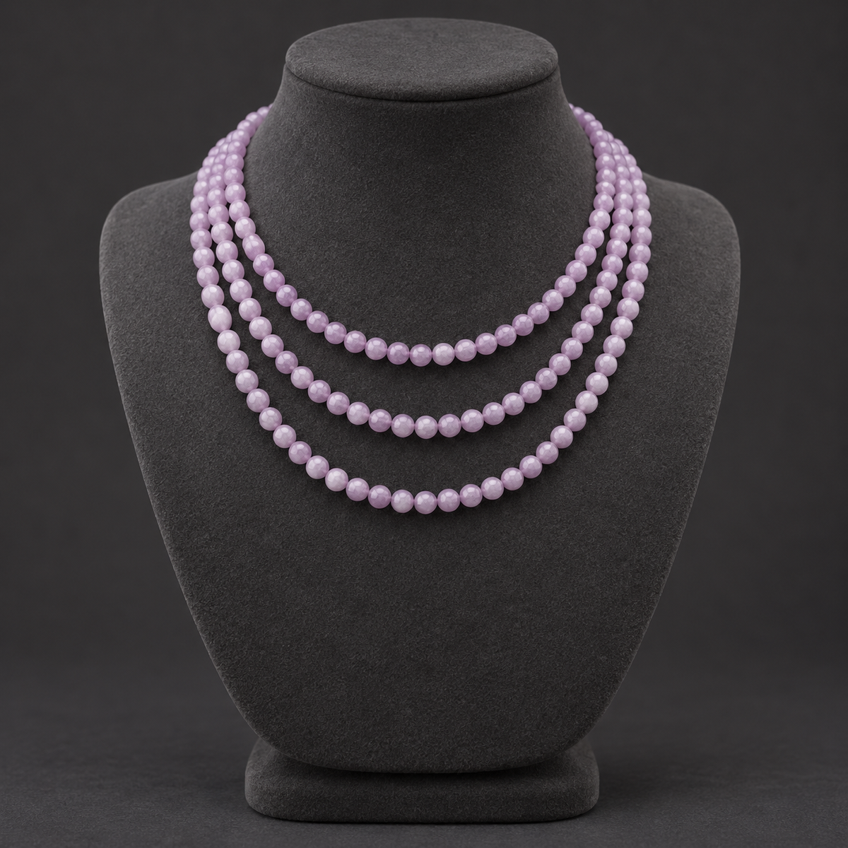 Purple Kunzite - neck display