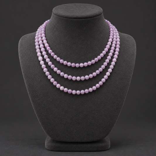 Purple Kunzite - neck display