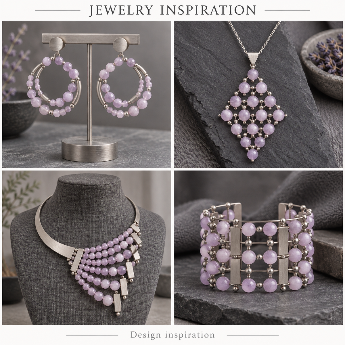 Purple Kunzite - jewelry inspiration