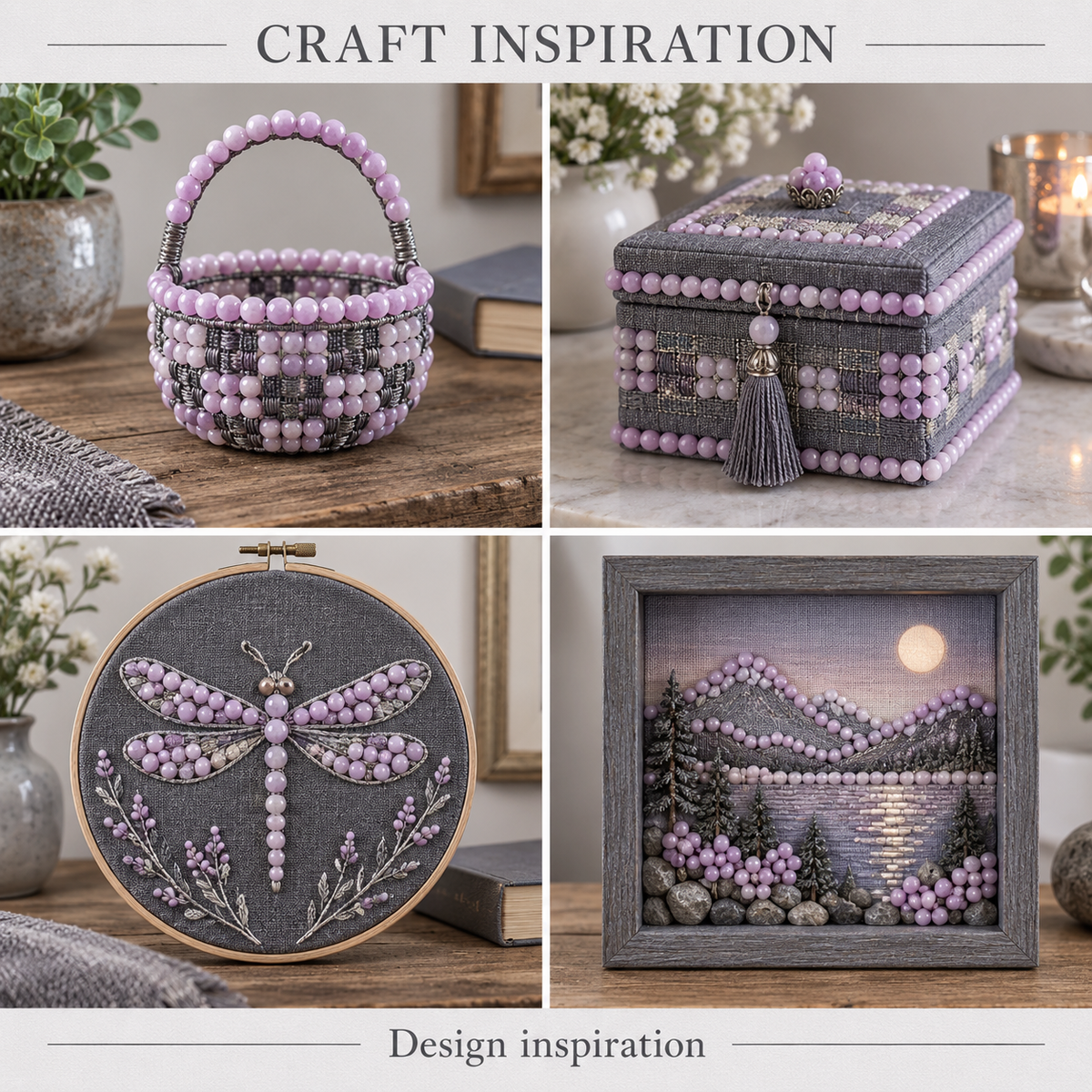Purple Kunzite - craft inspiration