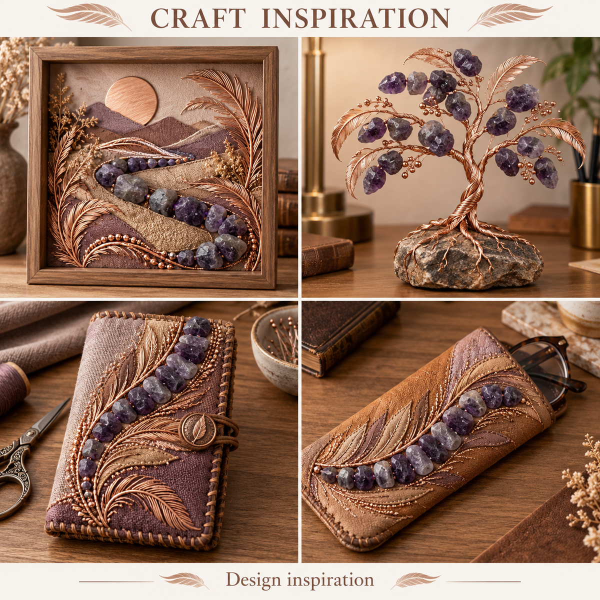 Raw Amethyst - craft inspiration