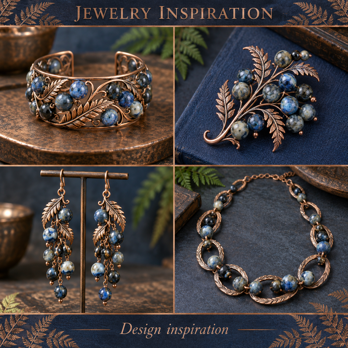 Royal Blue Crazy Agate - jewelry inspiration