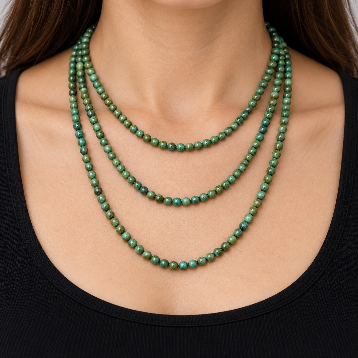 Chrysocolla - necklace styling example