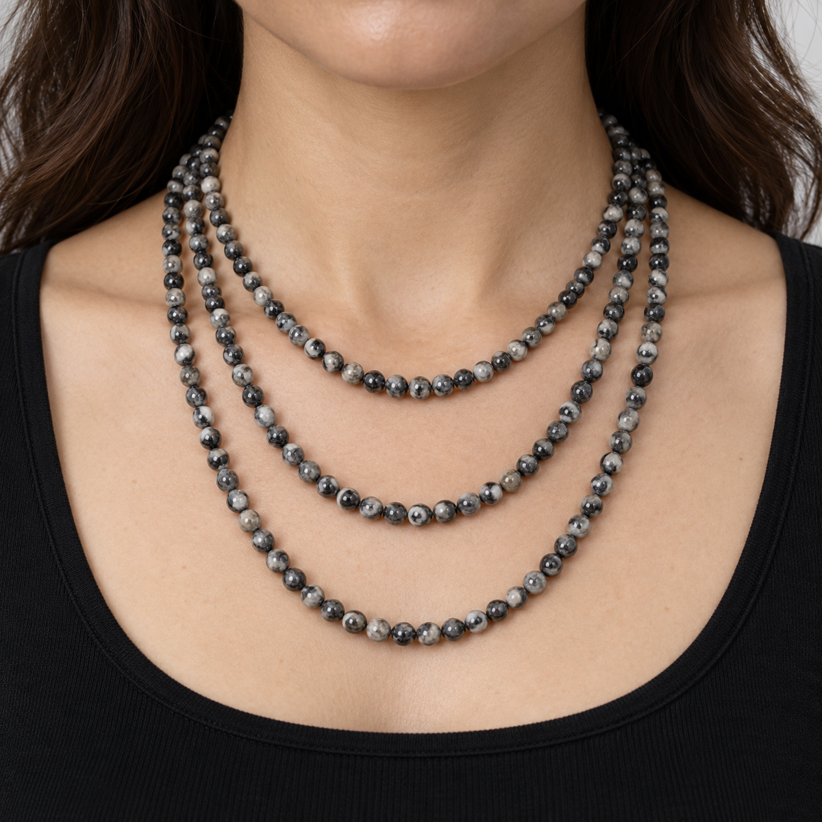 Picasso Jasper - necklace styling example