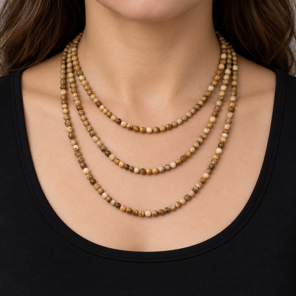 Picture Jasper - necklace styling example
