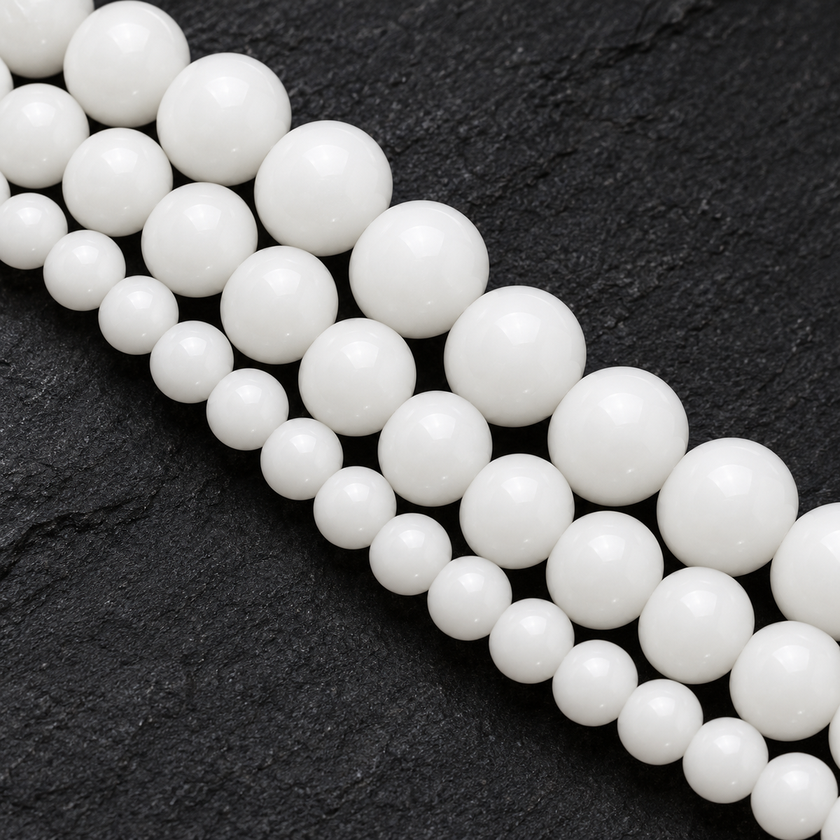 White Agate - dark close-up