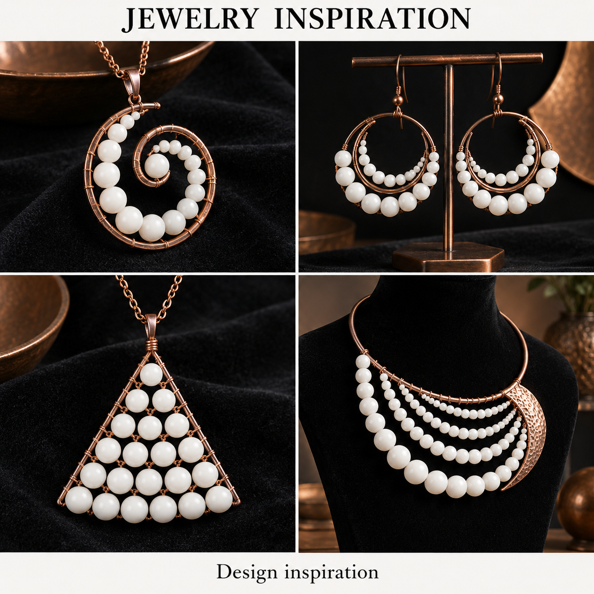 White Agate - jewelry inspiration