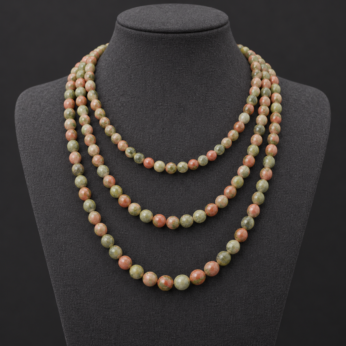 Unakite - neck display