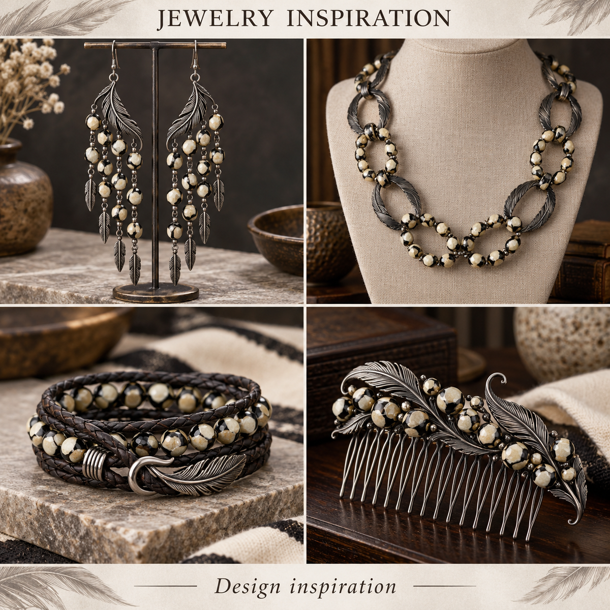 Tibetan DZI Agate - jewelry inspiration