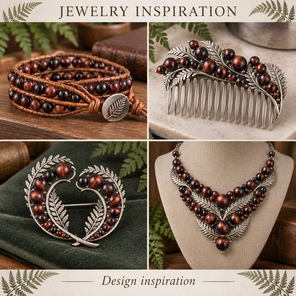 Red Tiger Eye - jewelry inspiration