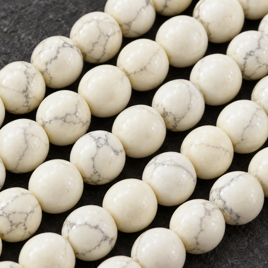 Howlite - dark close-up