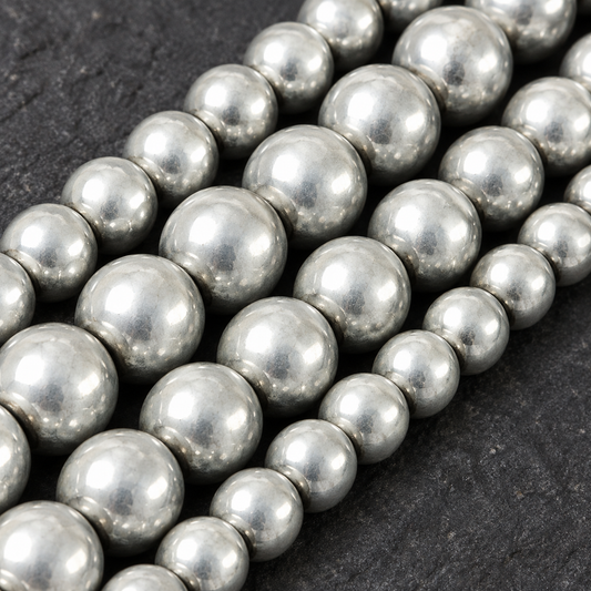 Hematite Round - dark close-up