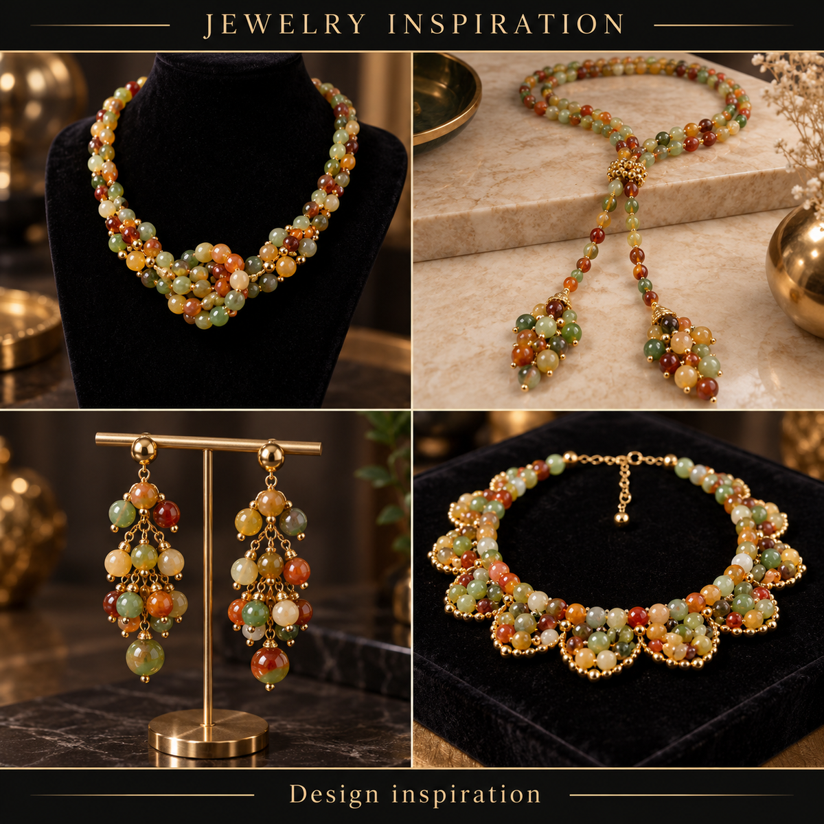 Peacock Agate - jewelry inspiration