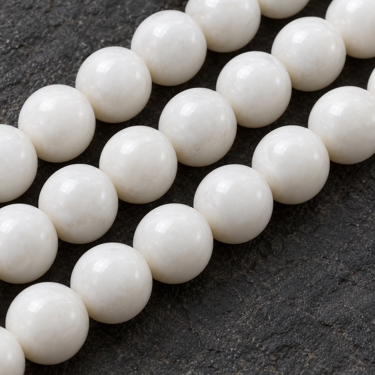 Ivory Agate - dark close-up