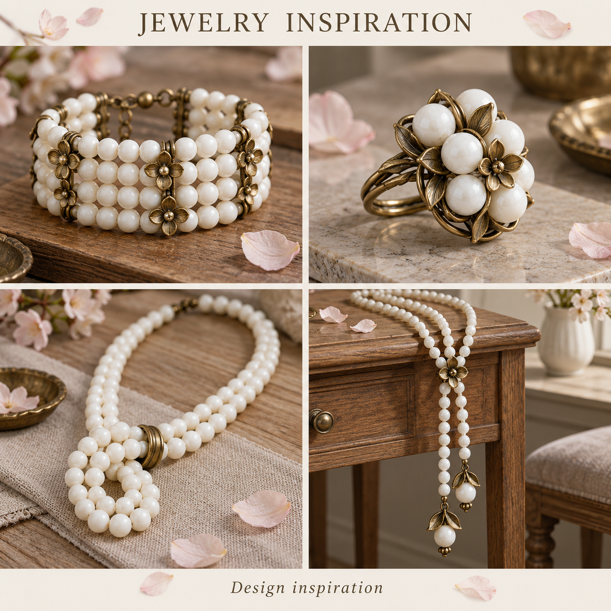 Ivory Agate - jewelry inspiration