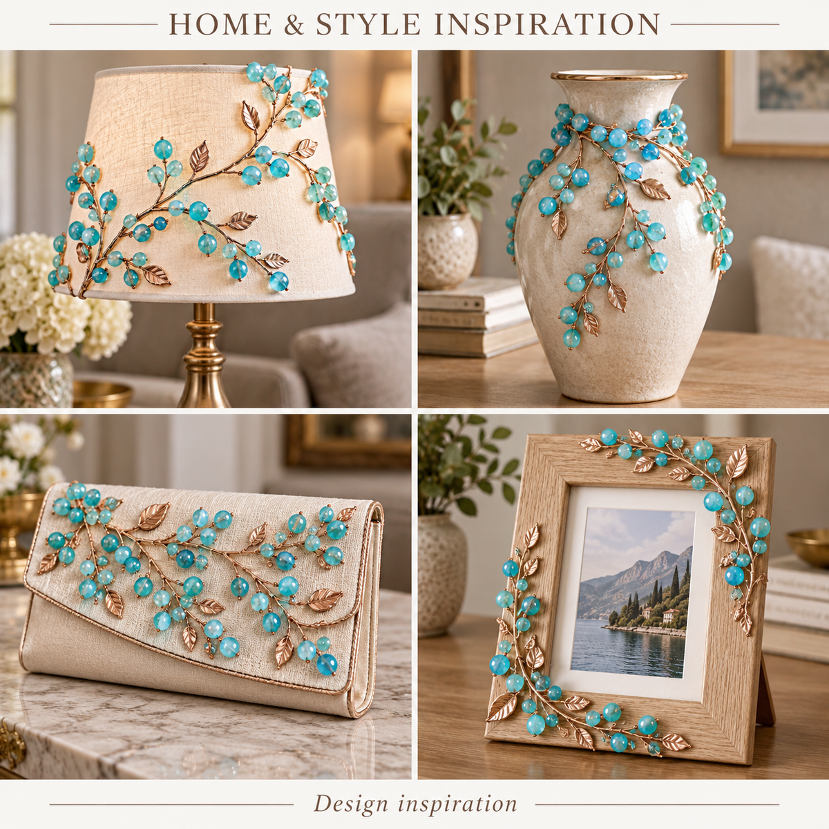 Turquoise Dead Agate - home and accessory inspiration