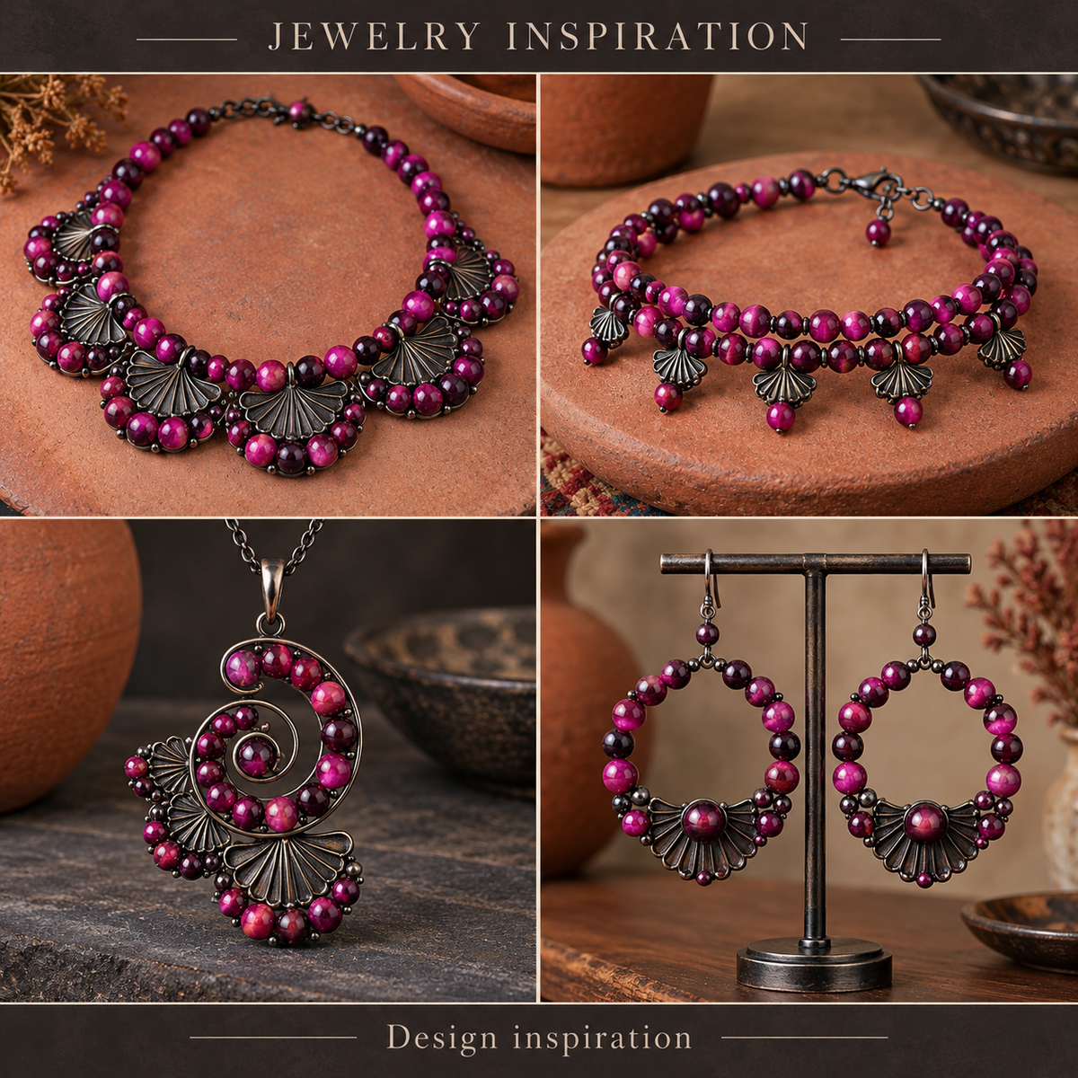 Purple Tiger Eye - jewelry inspiration