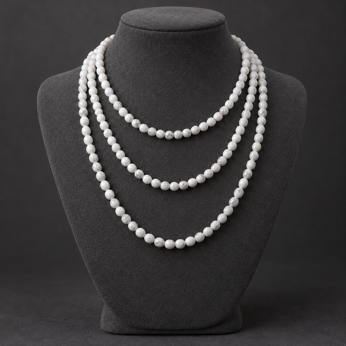 White Malachite - neck display