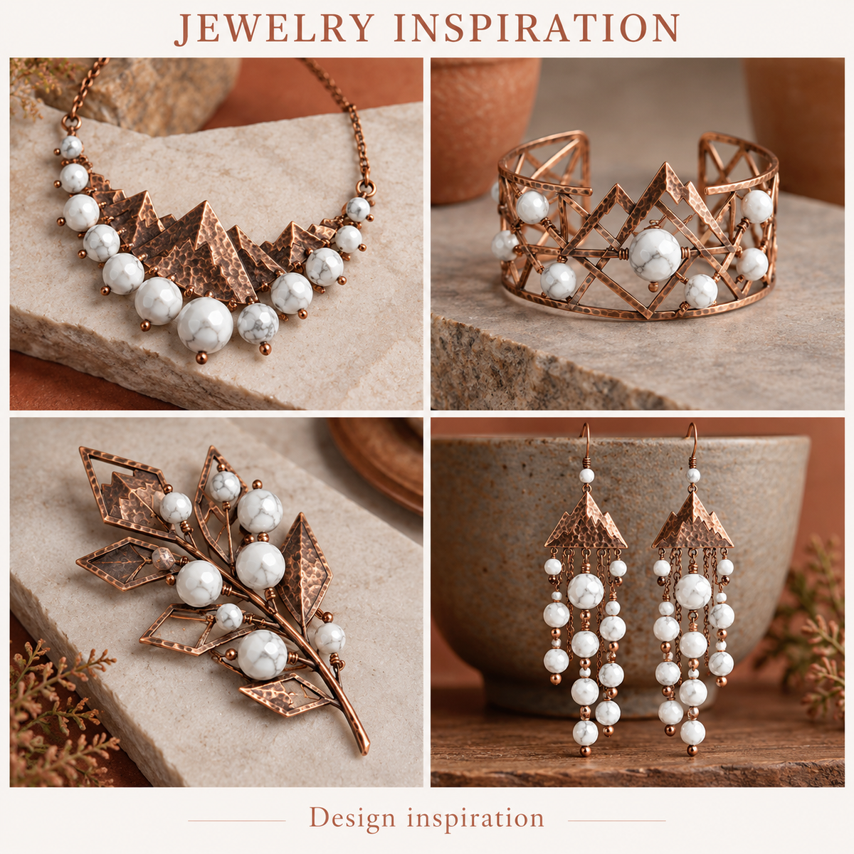 White Malachite - jewelry inspiration