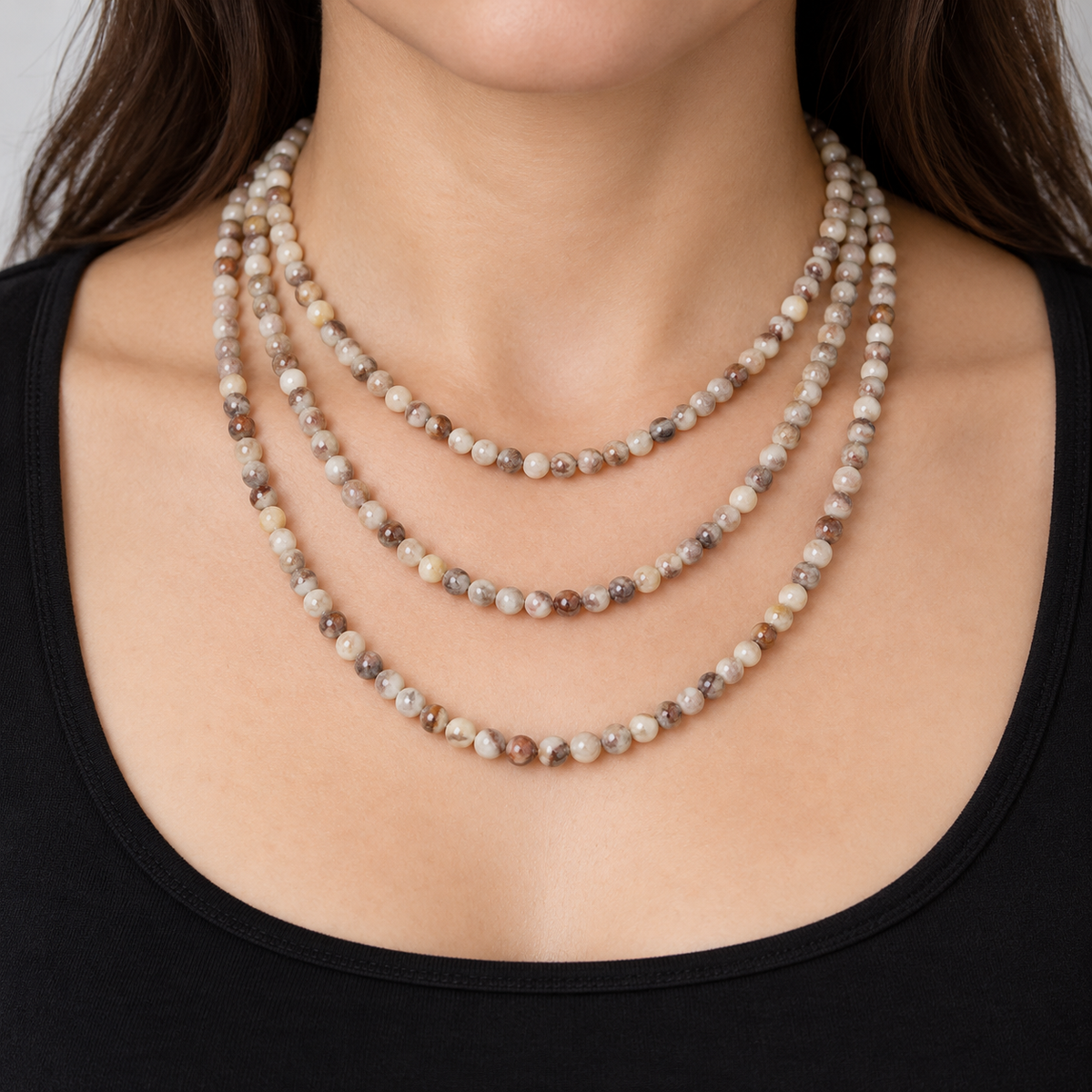Mainfanite - necklace styling example