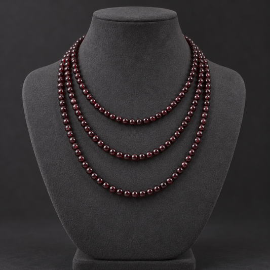 Dark Garnet - neck display