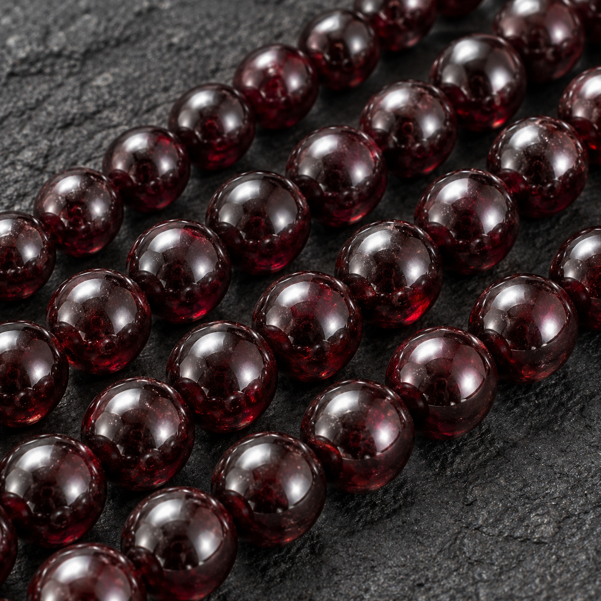 Dark Garnet - dark close-up