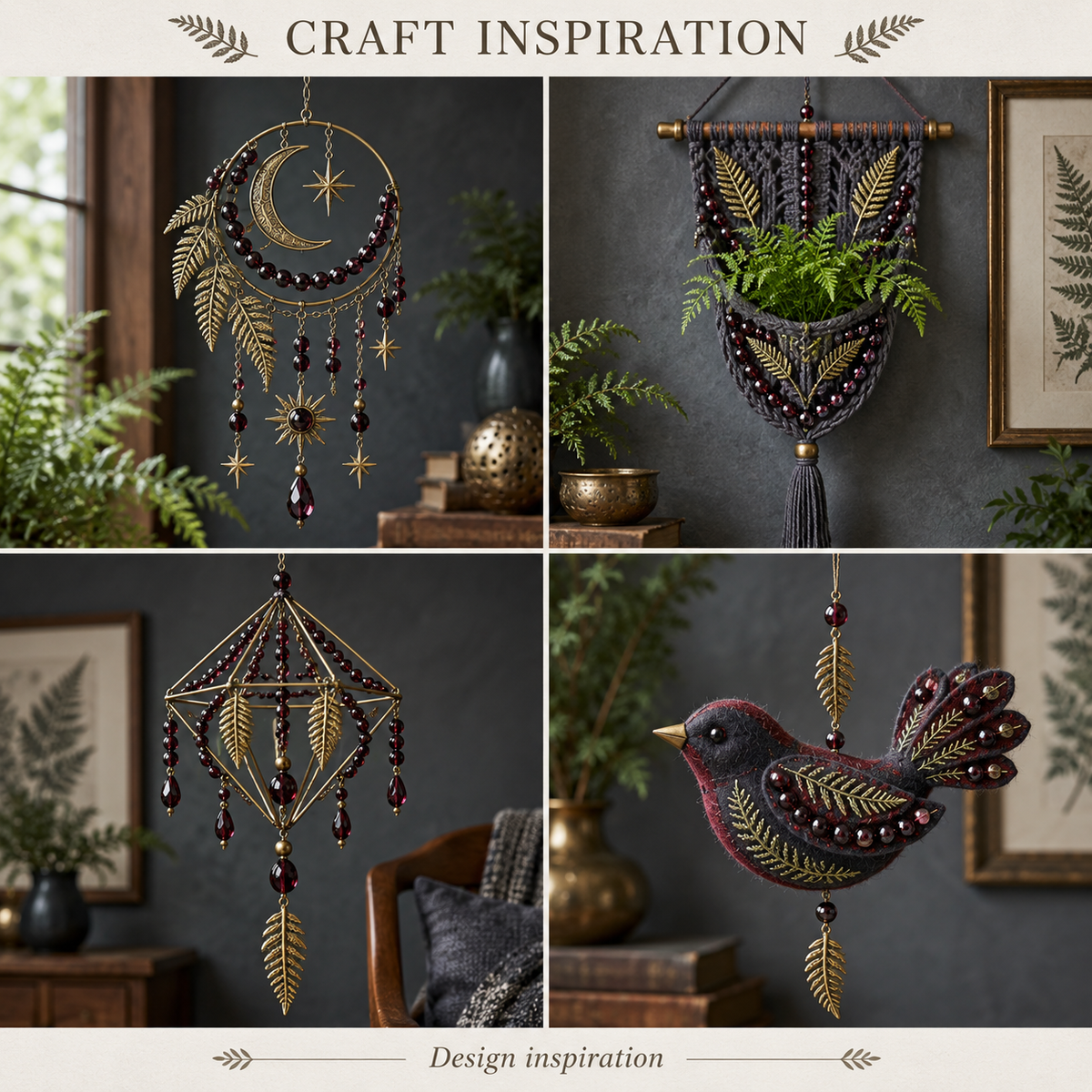 Dark Garnet - craft inspiration