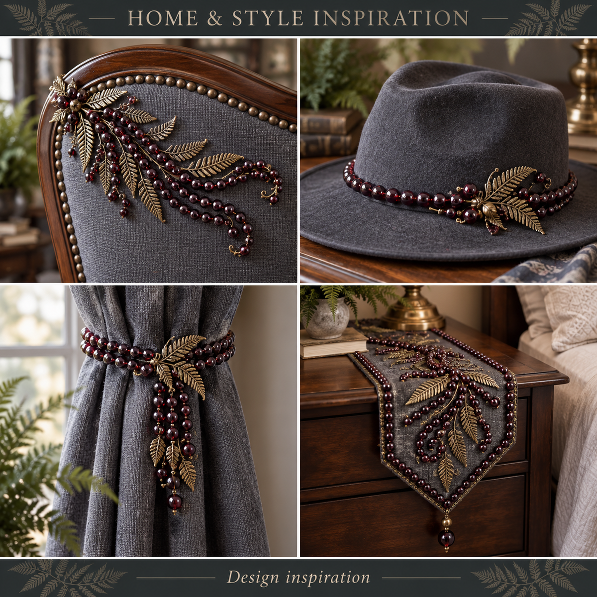 Dark Garnet - home and accessory inspiration