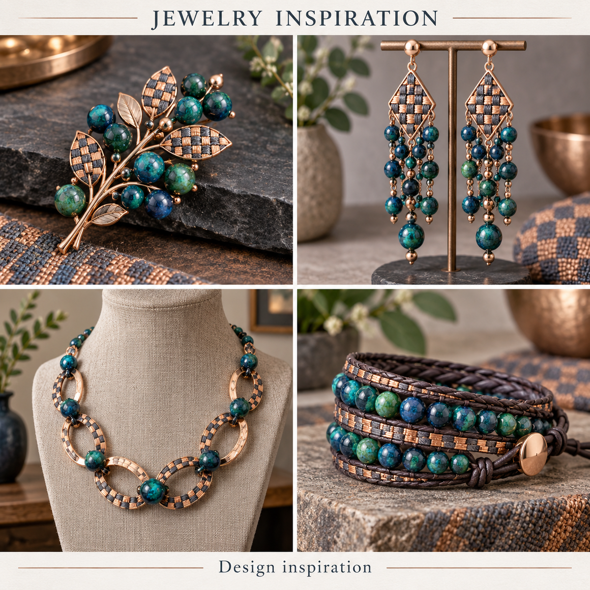 Azurite Chrysocolla - jewelry inspiration
