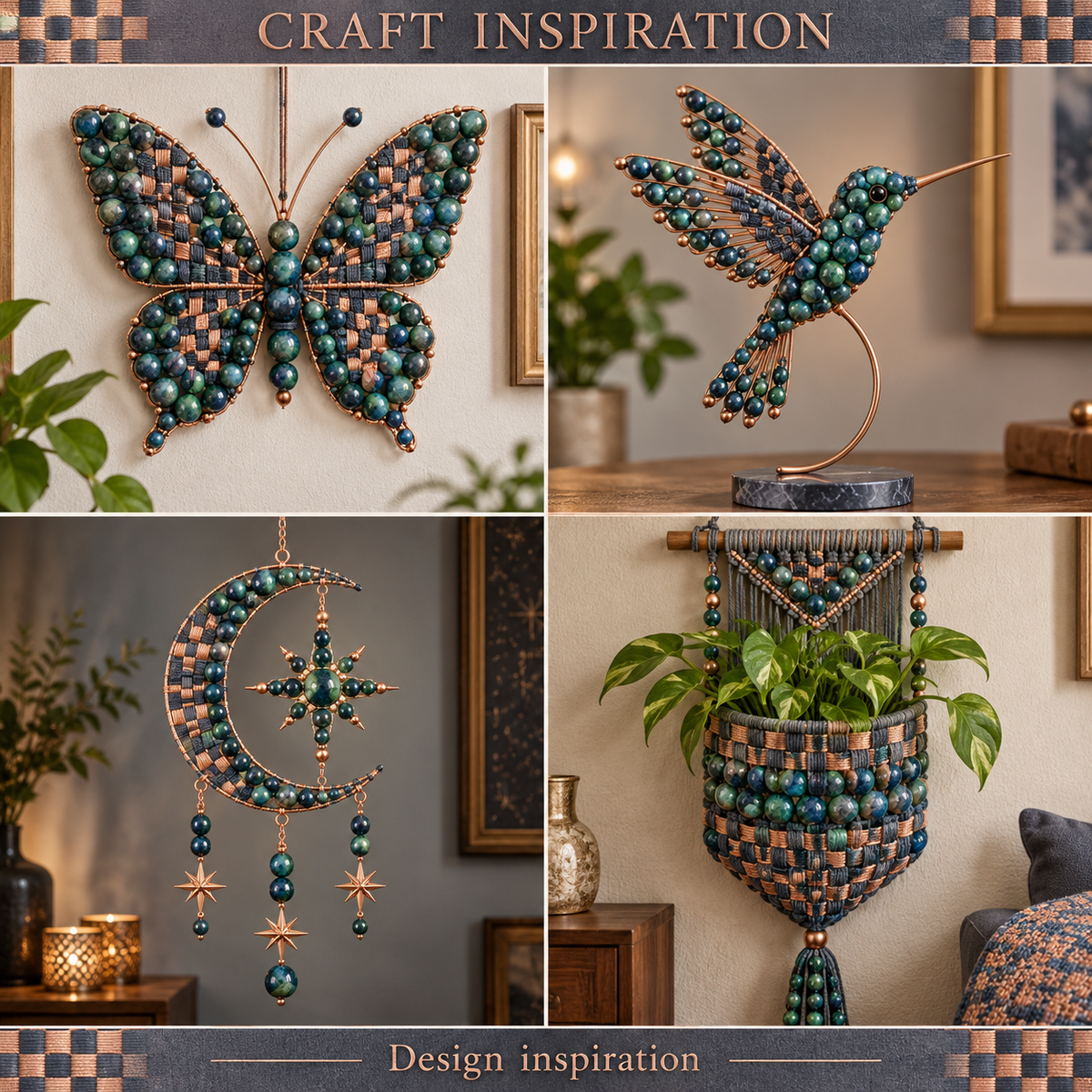 Azurite Chrysocolla - craft inspiration