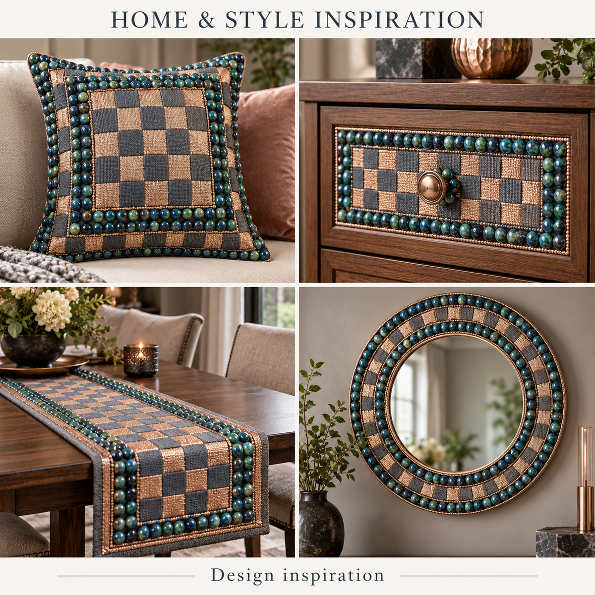 Azurite Chrysocolla - home and accessory inspiration