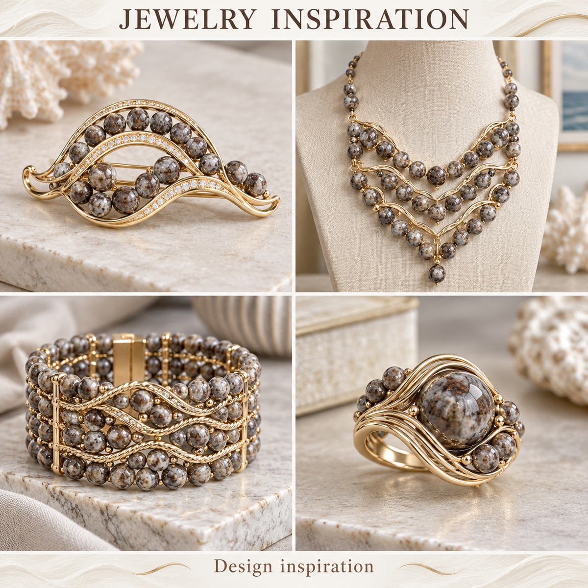 Brown Snowflake Jasper - jewelry inspiration