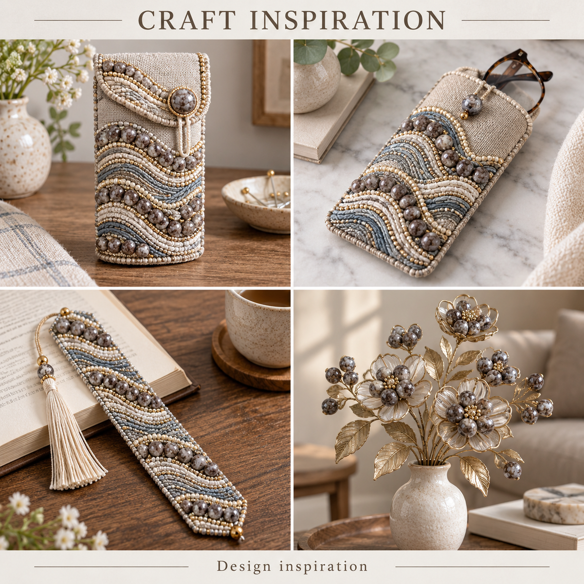 Brown Snowflake Jasper - craft inspiration