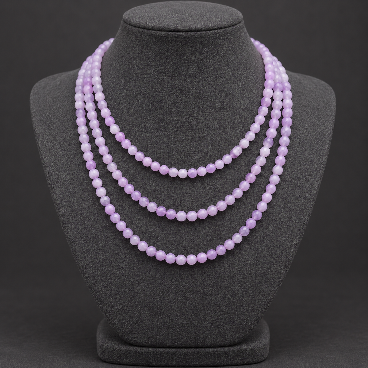 Purple Kunzite - neck display