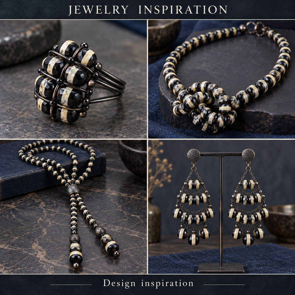 Tibetan DZI Agate - jewelry inspiration