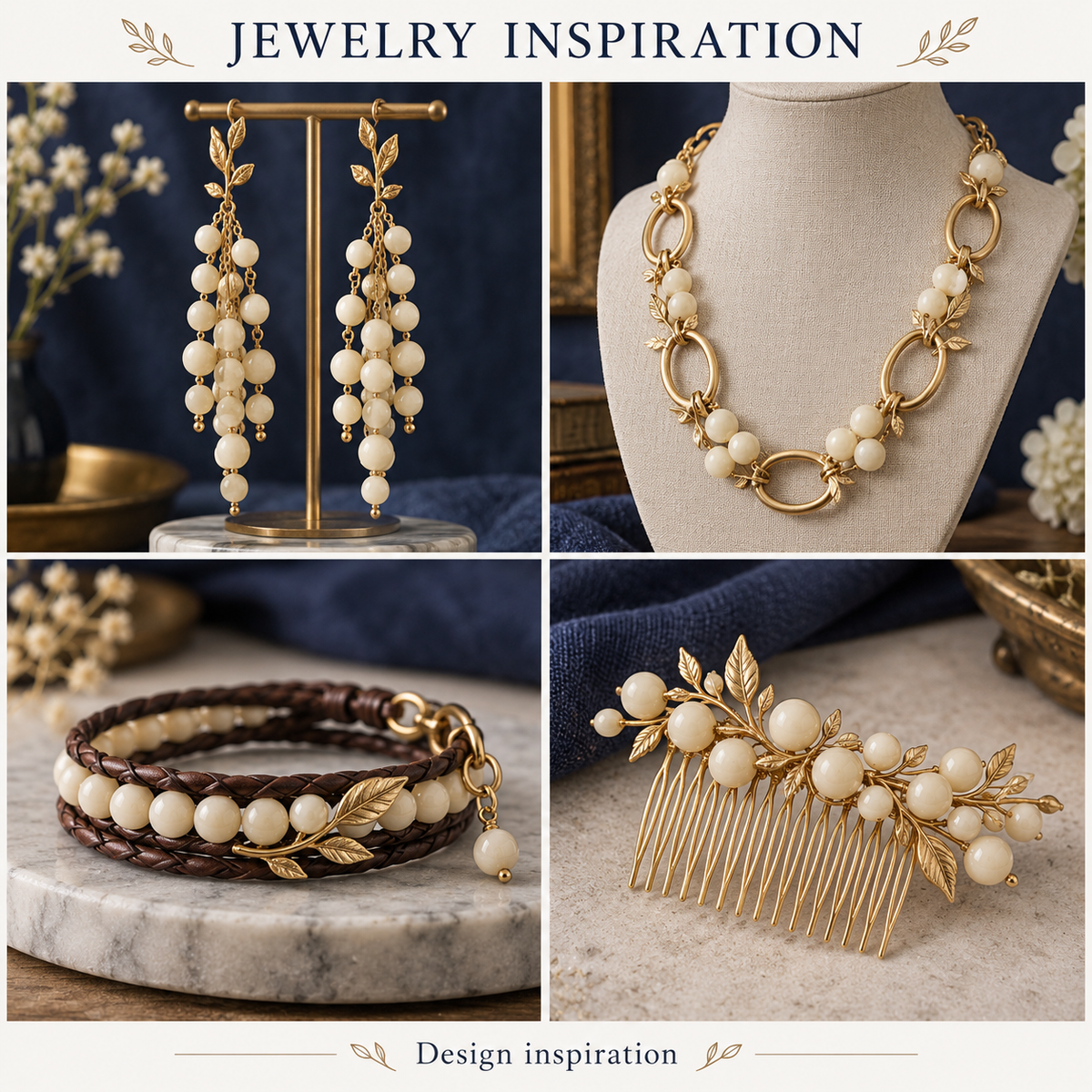 Ivory Agate - jewelry inspiration