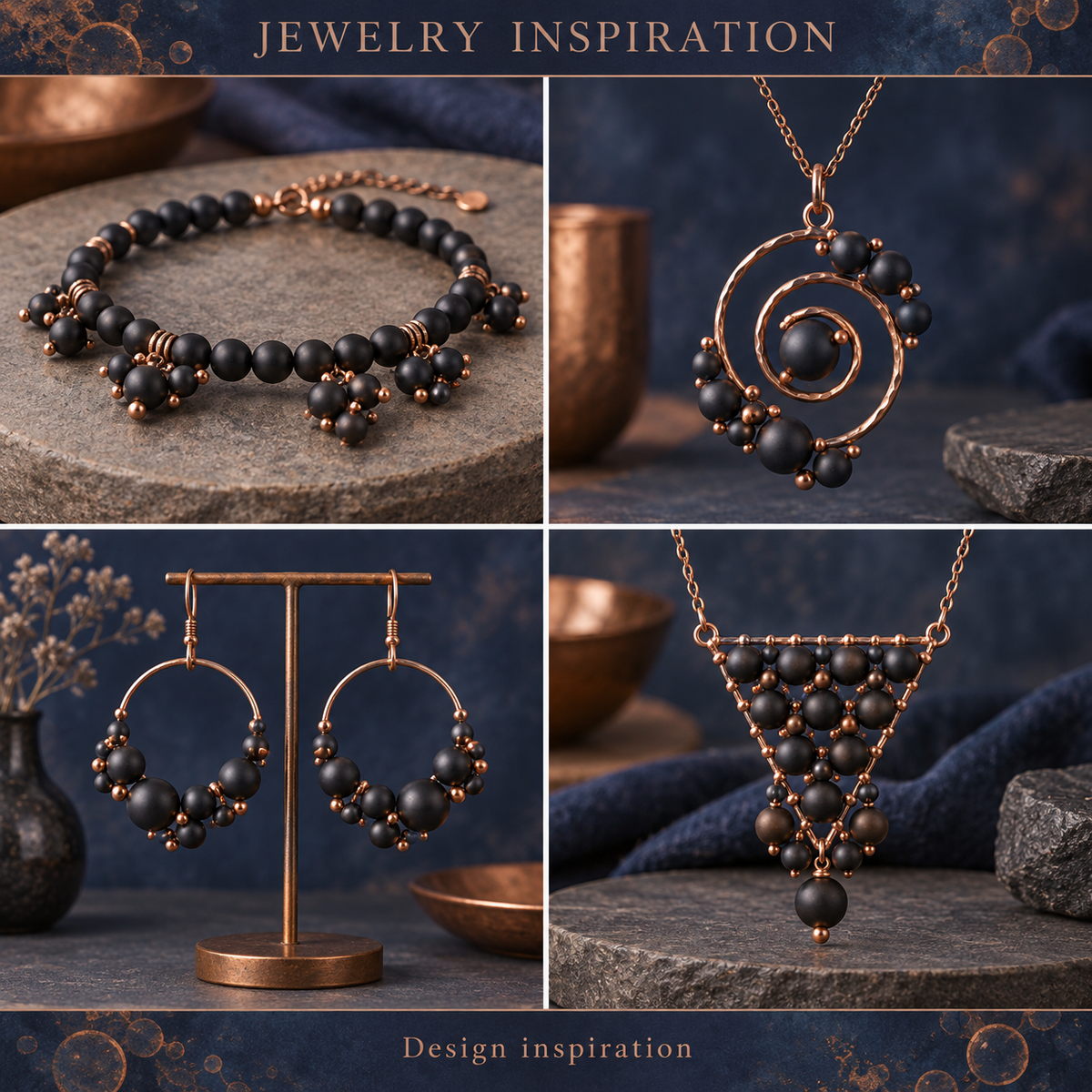 Matte Black Onyx - jewelry inspiration
