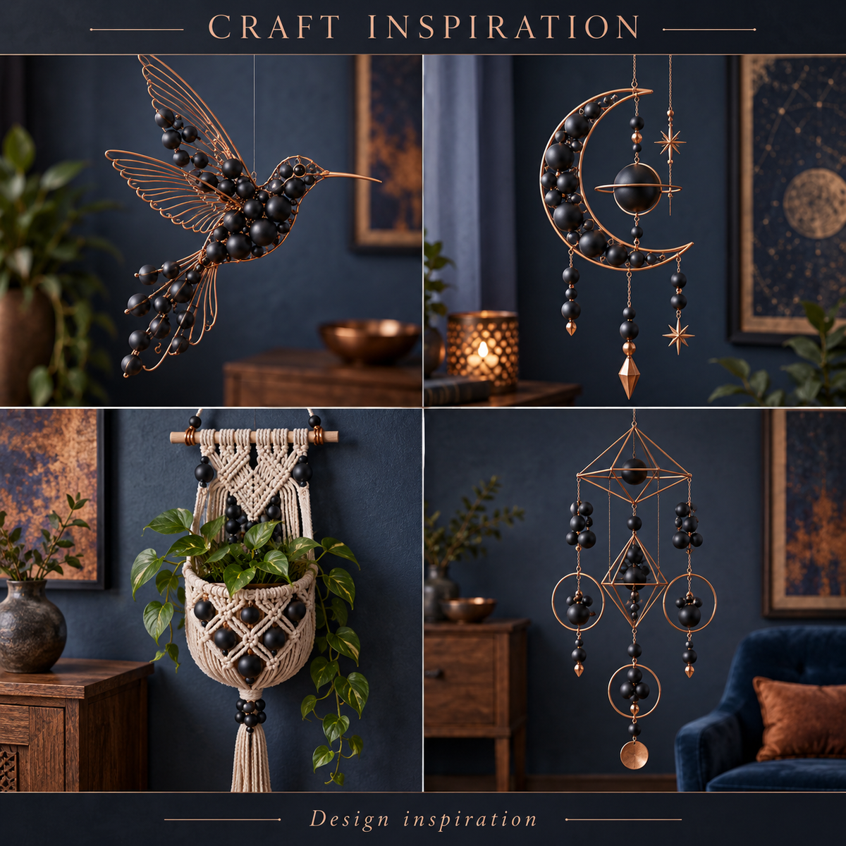 Matte Black Onyx - craft inspiration