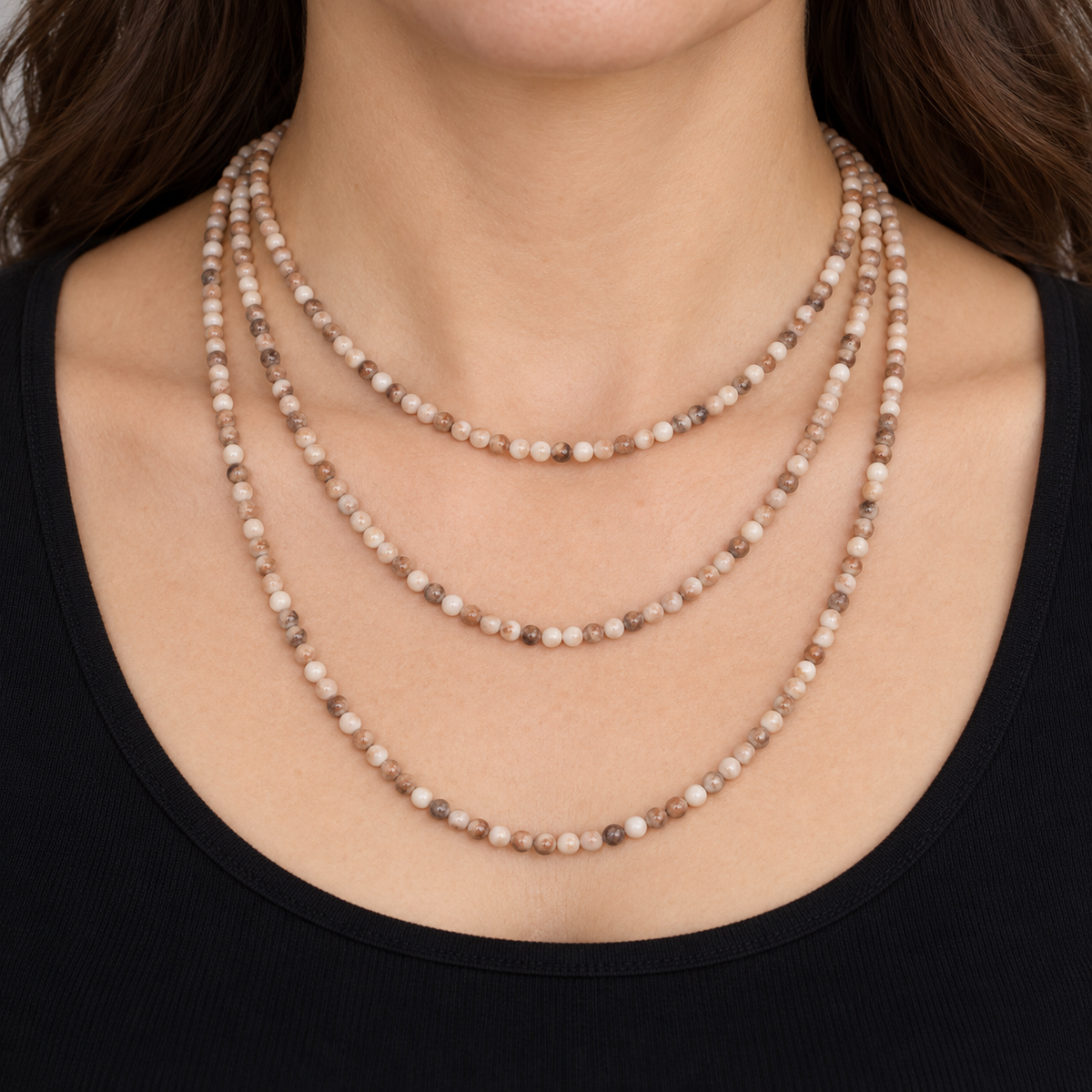 Jasper - necklace styling example