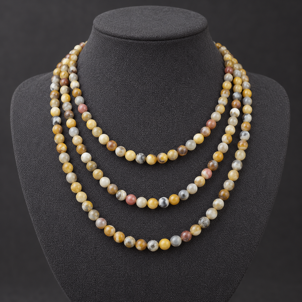 Crazy Agate - neck display